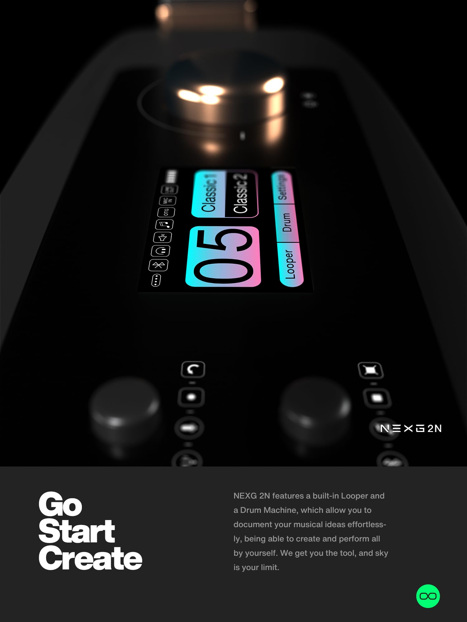 Enya Acoustic-Electric Carbon Fiber Classical Nylon String Travel Guitar NEXG 2N Smart Acustica Electric Guitarra & Magnetic Strap - Image 5