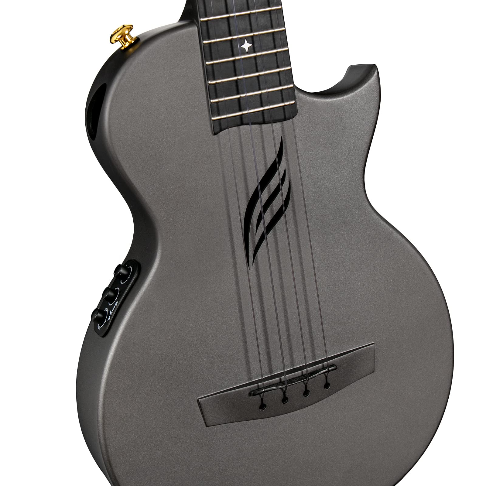 Enya Tenor Ukulele 26 Inch Carbon Fiber Acousticplus Cutaway Travel Ukelele for Beginner Bundle Kit & enya Magnetic Strap - Image 4