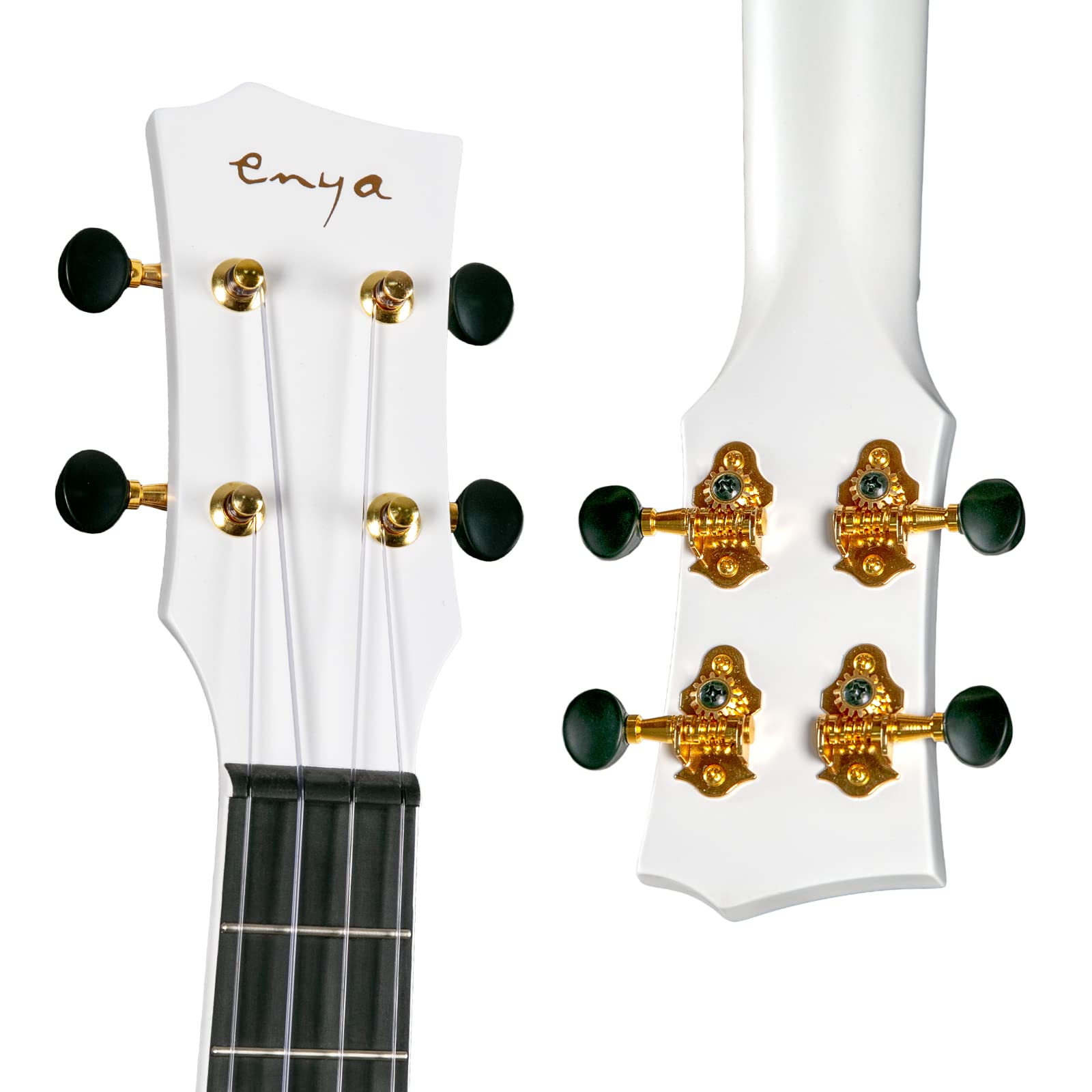 Enya Tenor Ukulele 26 Inch Carbon Fiber Acousticplus Cutaway Travel Ukelele for Beginner Bundle Kit & enya Magnetic Strap - Image 7